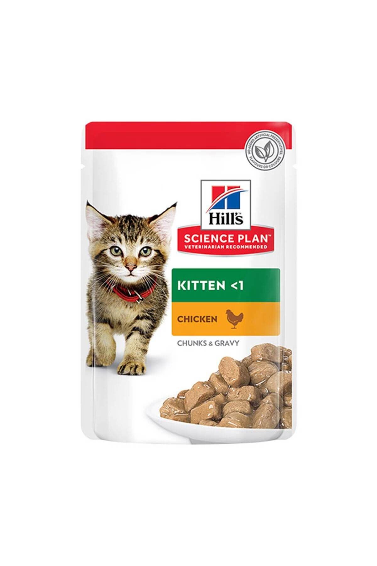 HİLLS KİTTEN TAVUKLU KEDİ YAŞ MAMA 85 GR