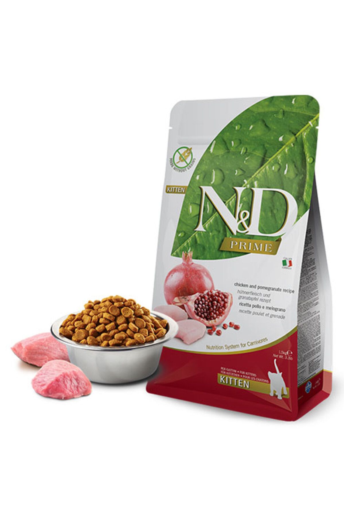 n&d Tavuklu Narlı Tahılsız Kedi Maması - 1,5 kg
