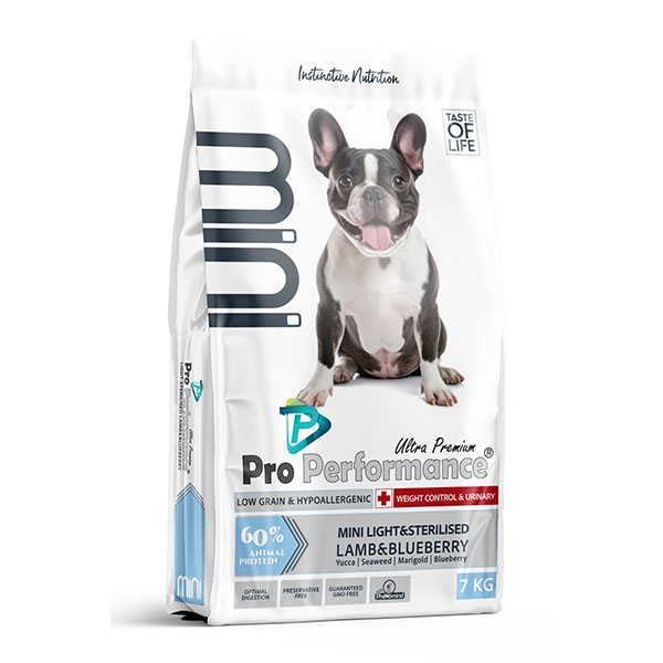 PROPERFORMANCE MİNİ STERİLİSED LAMB KÖPEK MAMASI 7 KG
