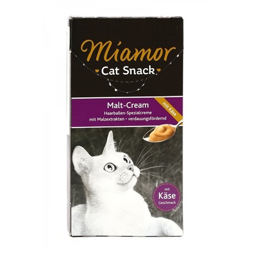 Miamor Cream Malt + Peynirli Kedi Ödülü 6x15 gr