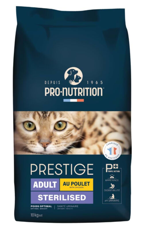 Pro nutrıtıon sterilised au poulet kedi maması 10 kg