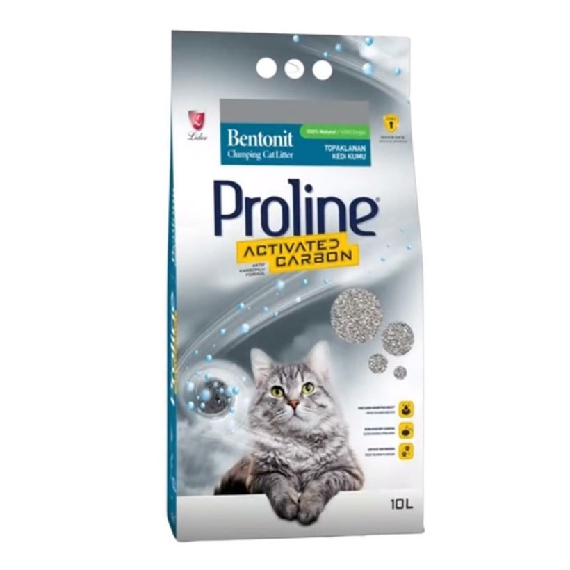 PROLİNE AKTİF CARBON KEDİ KUMU 10 LT