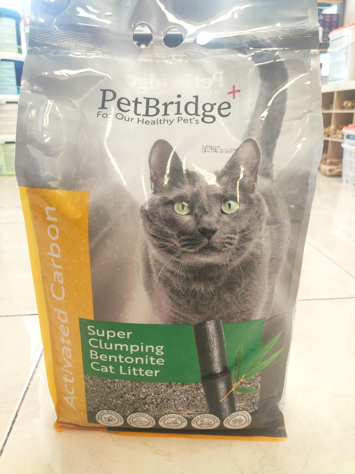 PETBRİDGE AKTİF KARBONLU KEDİ KUMU 10 LT